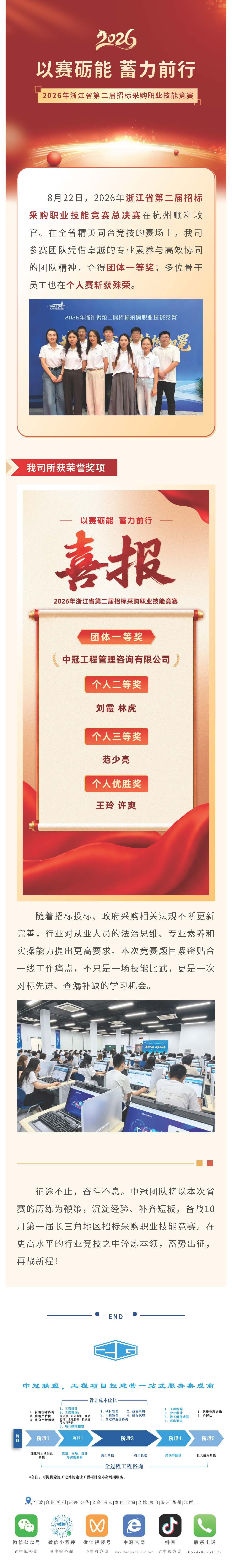 省赛夺优！中冠咨询获浙江省第二届招标采购职业技能竞赛团体一等奖及多项个人荣誉.jpg